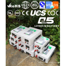Baterias de lítio industriais Lithium LiFePO4 Li (NiCoMn) O2 Polymer Lithium-Ion recarregável 3.7V 7.4V 12V 24V 36V 48V 60V 72V